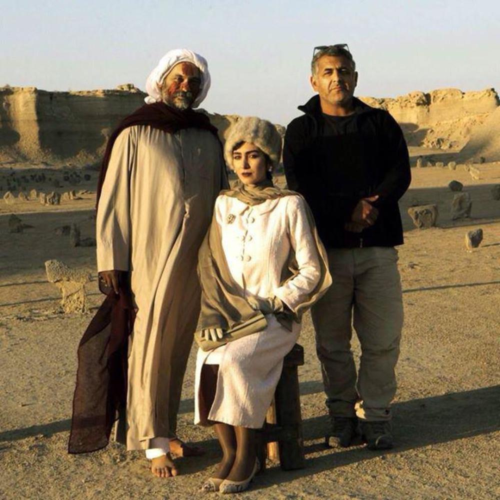 مانی حقیقی، نیما فلاح و کیانا تجمل در پشت صحنه فیلم اژدها وارد میشود!