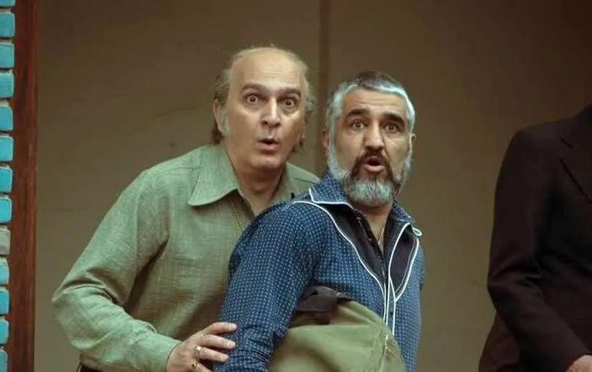 عکس دیده نشده از بیژن بنفشه خواه و پژمان  جمشیدی
