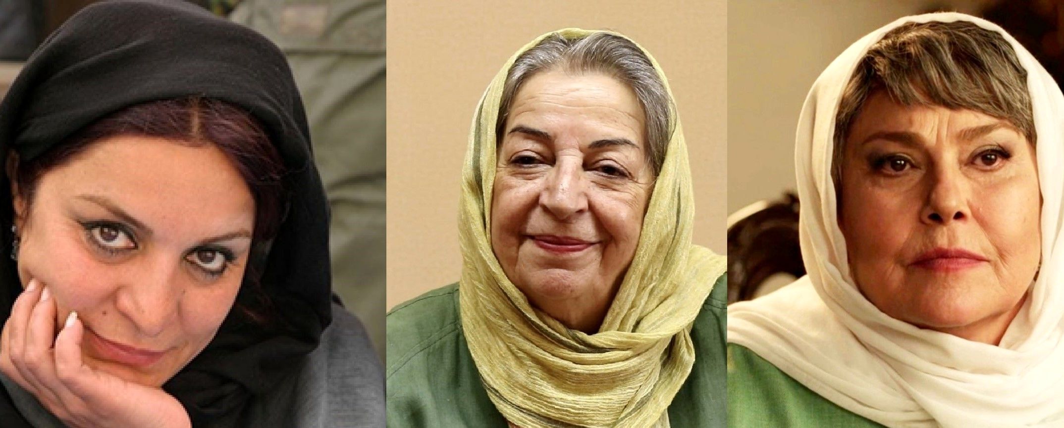 عکس یادگاری مرضیه برومند، مهرانه مهینترابی و تهمینه میلانی