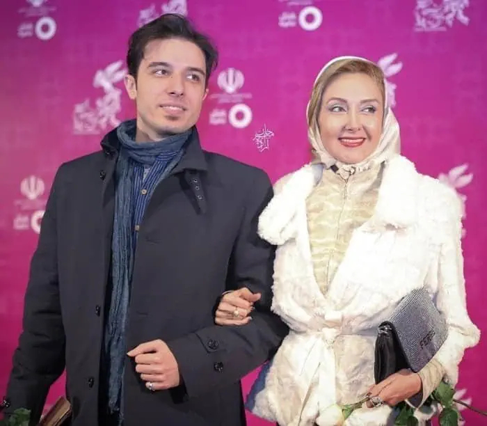 کتایون ریاحی و پسرش