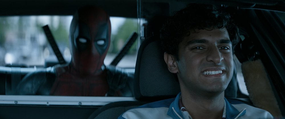 رایان رینولد و کاران سونی در نمایی از فیلم سنمایی «ددپول 2»(Deadpool 2)