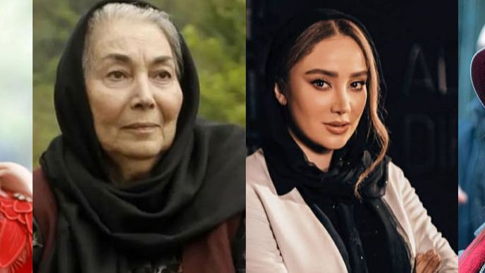 افسانه بایگان، الهام حمیدی، بهاره افشاری و پروانه معصومی در بیت رهبری