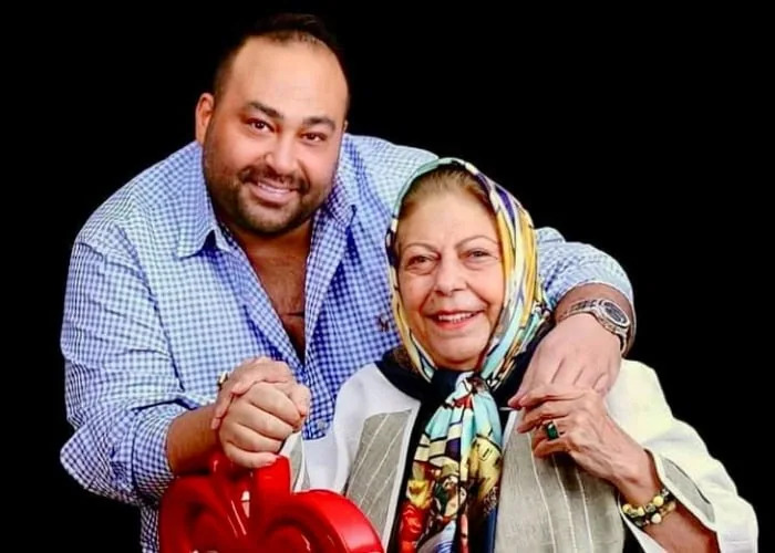 ثریا قاسمی و پسرش بهروز