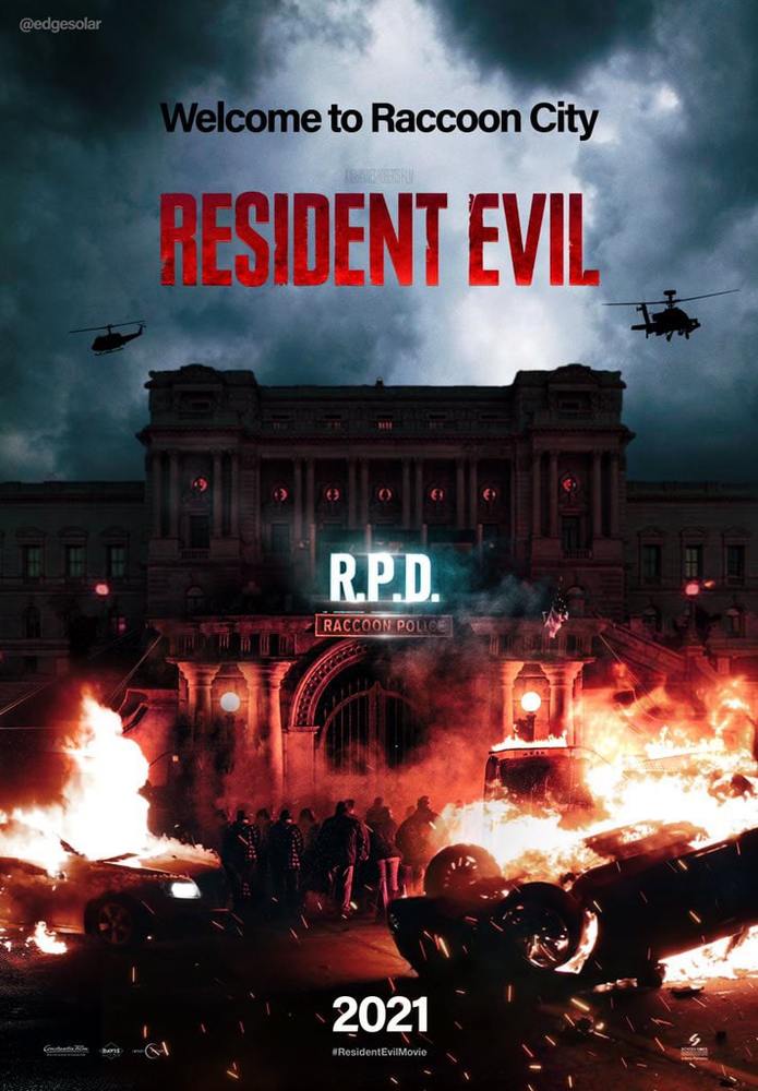 پوستر فیلم «رزیدنت ایول: به راکون سیتی خوش آمدید» (Resident Evil: Welcome to Raccoon City)