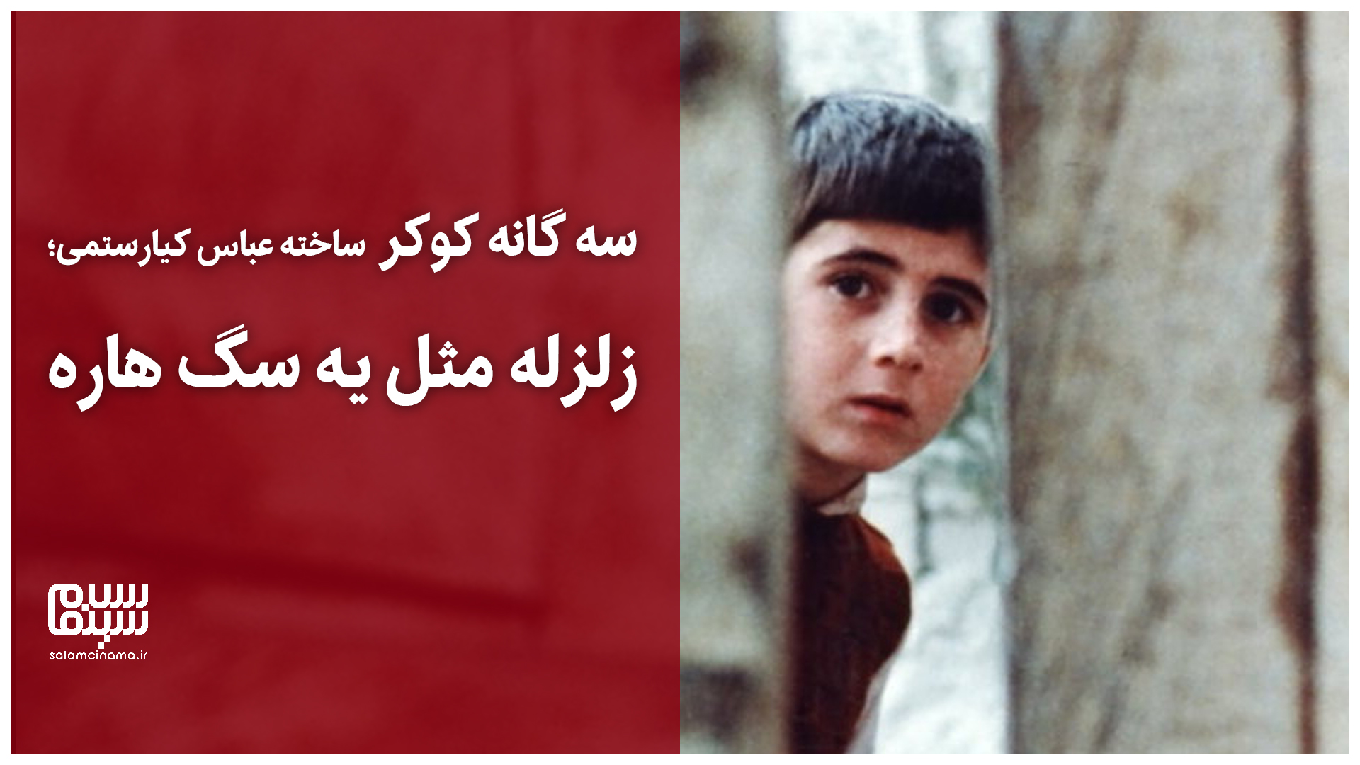 برشی از فیلم ماندگار «زندگی و دیگر هیچ» ساخته عباس کیارستمی؛ زلزله مثل یه سگ هاره