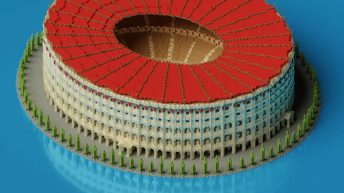 ساخت کلسوم روم در ماینکرفت