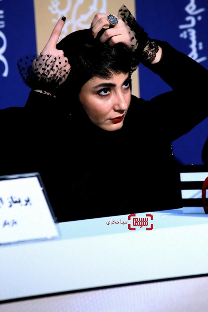 سمیرا حسنپور در نشست خبری فیلم «سه کام حبس» در جشنواره فجر 38