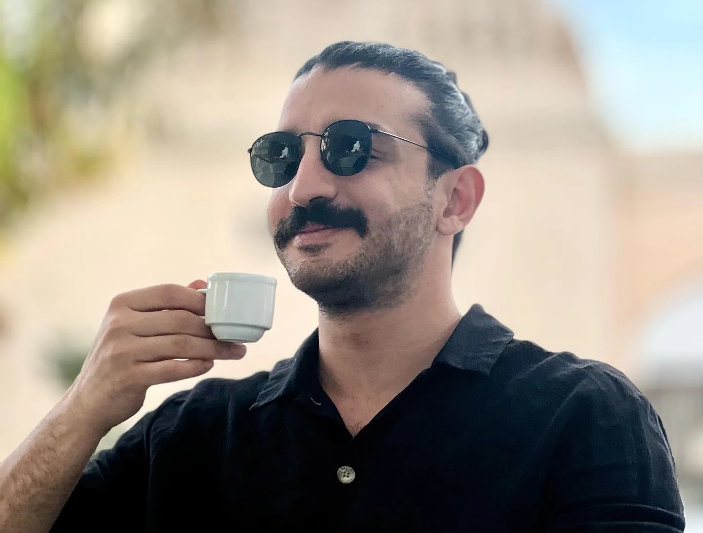 کل‌کل مهسا طهماسبی و سینا ساعی قبل از اجرا