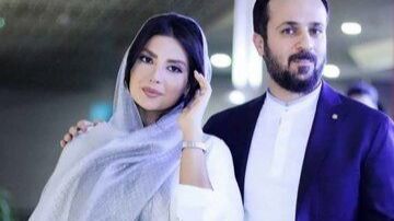 عکس جذاب احمد مهران فر و همسرش!