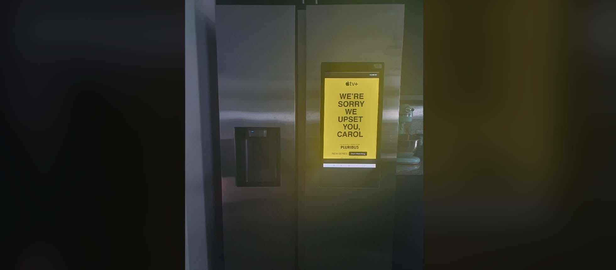 تبلیغ عجیب «پلوریبوس» روی یخچال سامسونگ؛ ماجرایی که به بستری شدن یک زن انجامید