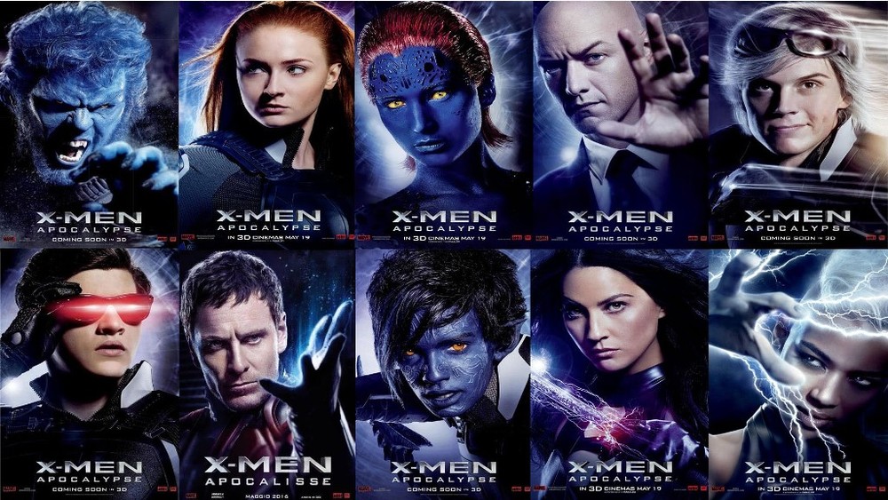 بازیگران فیلم «مردان ایکس: آپوکالیپس»(X-Men: Apocalypse)