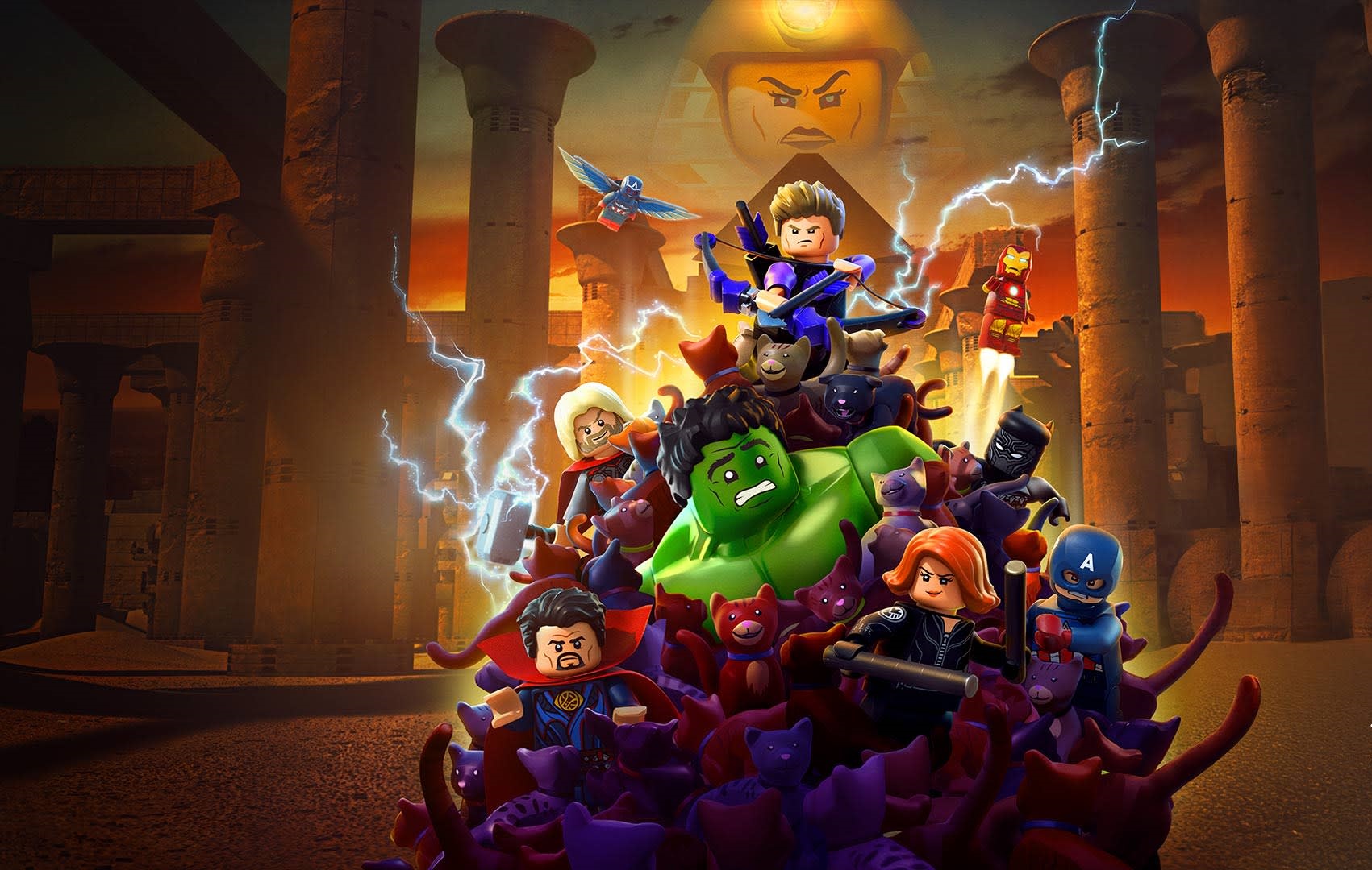 راهنمای بازیگران و شخصیت‌های LEGO Marvel Avengers: Strange Tails