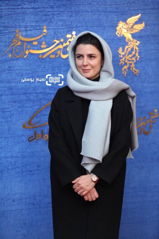 لیلا حاتمی در اکران فیلم سینمایی «مردی بدون سایه» در جشنواره فیلم فجر 37