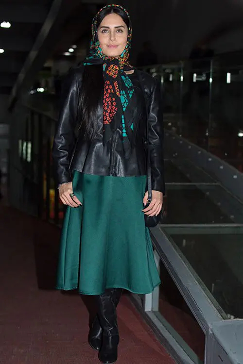 کت‌ چرم بازیگران ایرانی