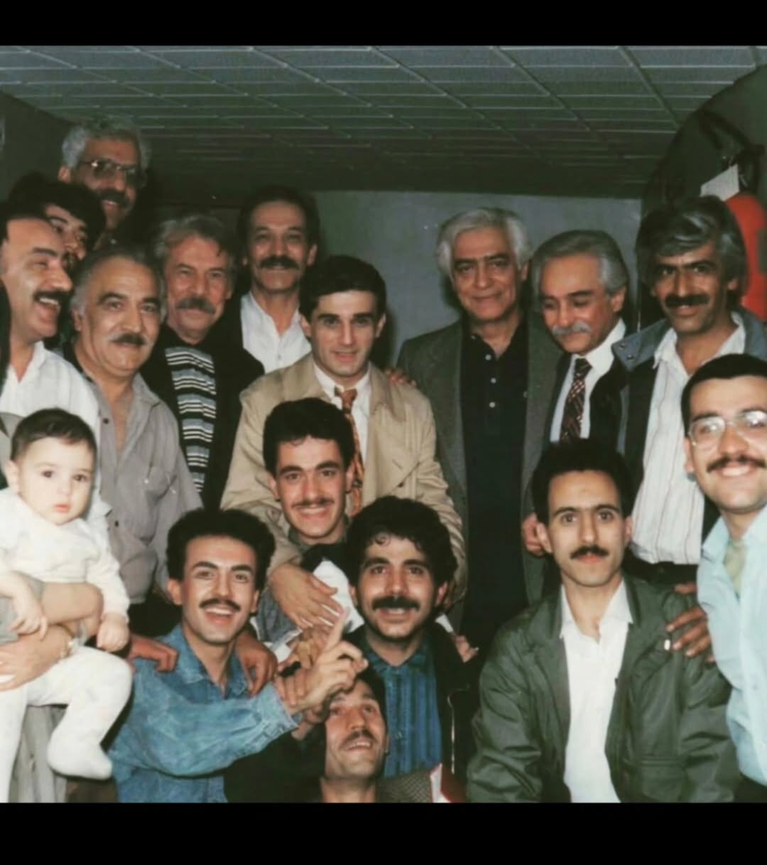 عکس زیرخاکی از دورهمی هنرمندانِ محبوب که از دل تاریخ بیرون آمد!