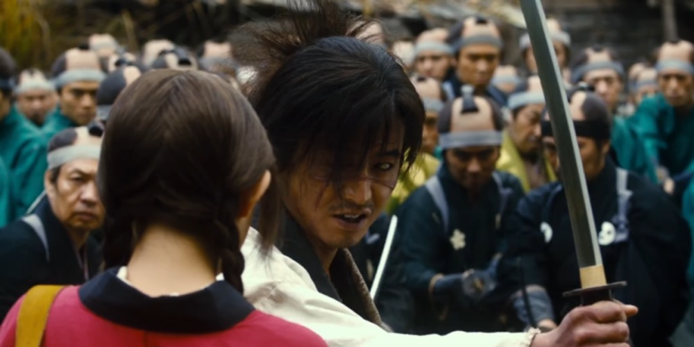 تاکویا کیمورا در نمایی از فیلم «تیغه جاودانه»(Blade of the Immortal)