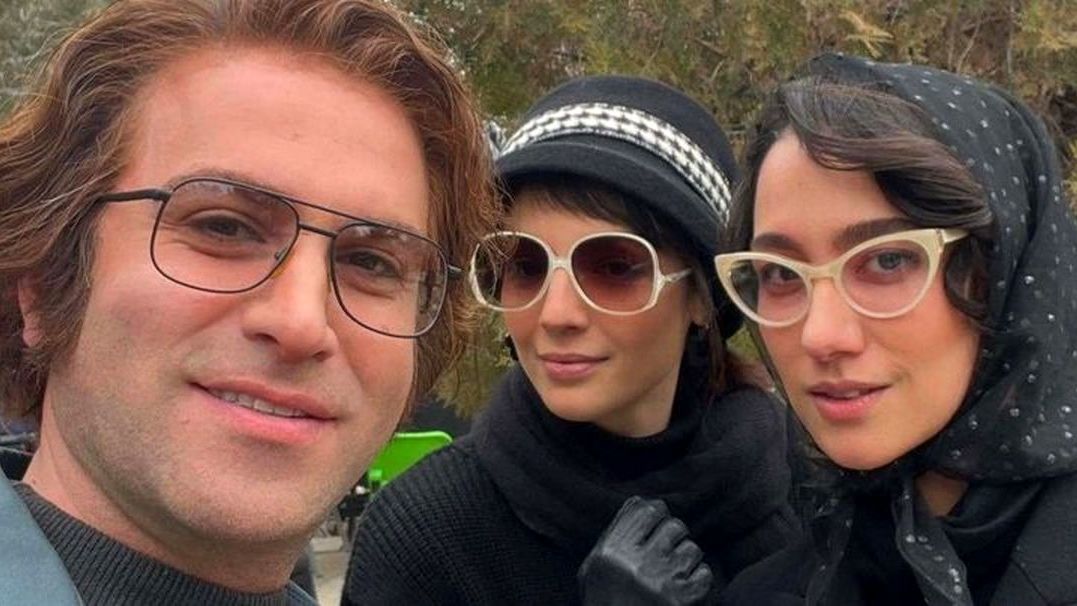 بازیگر تاسیان و همسر بهرام رادان در یک مهمانی هندی