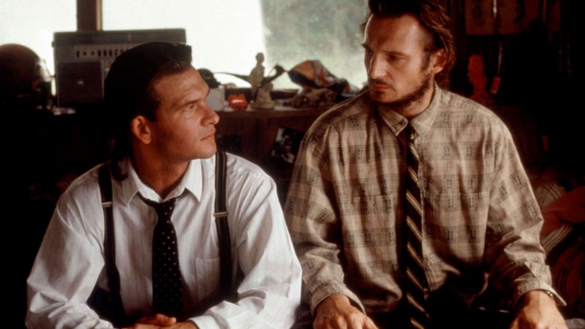 رویارویی پاتریک سوِویزی و لیام نیسون در تریلر فراموش‌شده دهه ۸۰