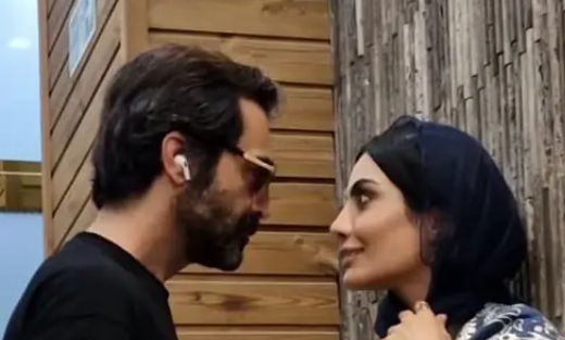 حرکات منشوری رضا اخلاقی راد و صحرا اسدالهی در مراسم اکران «پاکول» + فیلم شوکه کننده