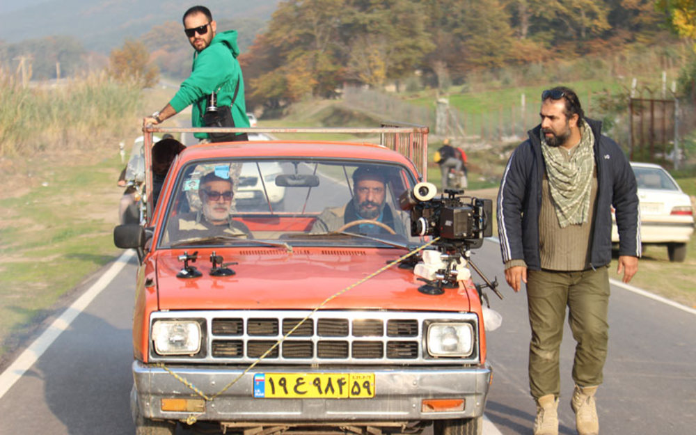 نمایی از پشت صحنه فیلم «زاپاس»