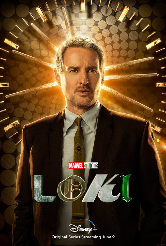 اوون ویلسون در پوستر سریال «لوکی» (Loki)