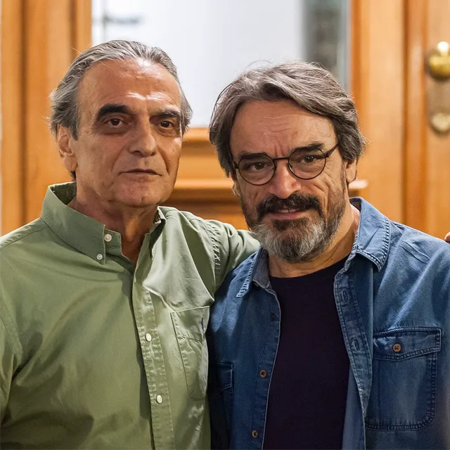 عکس همایون ارشادی با محمد علیزاده