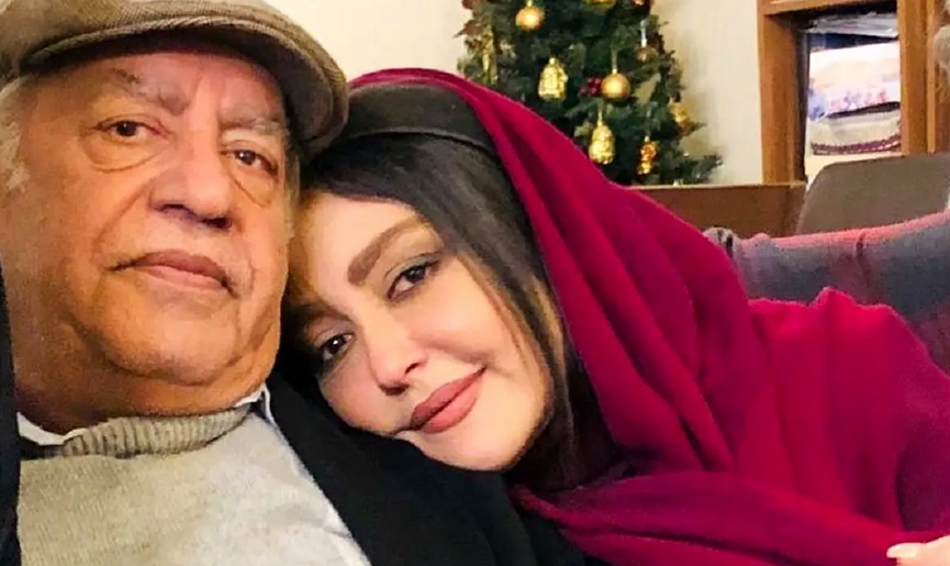 سفر در زمان؛ «شقایق فراهانی» در یک سالگی و در کنار پدرش؛ سال 52