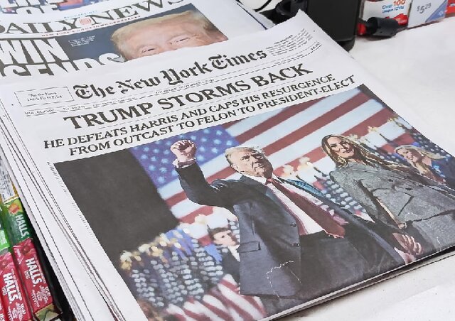 شکایت ۱۵میلیارد دلاری ترامپ علیه نیویورک تایمز